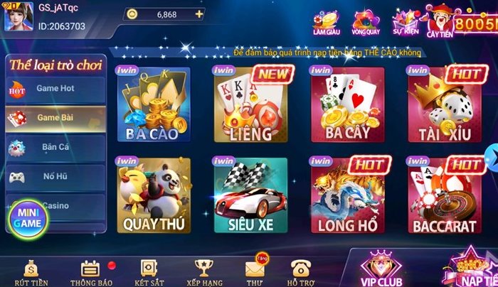 Iwin Club – Cổng game đánh bài đổi thưởng online uy tín nhất 2023